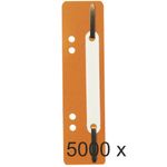 Exacompta - 5000 Fixe-dossiers à lamelle polypropylène - orange