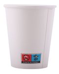 ISAP - 50 gobelets en carton -  hauteur 7.6 cm - 20 cl - jetable - blanc