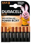 DURACELL 100% Plus - 8 piles alcalines - AA LR06 