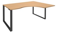 Burocean Urban - Escritorio - acodado a la derecha - verde haya - carbón base