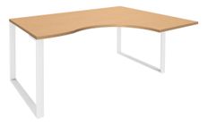 Burocean Urban - Mesa - acodado a la derecha - verde haya - blanco base