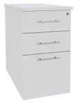 Caisson bout de bureau IRIS - L43 x P80 cm - Blanc perle