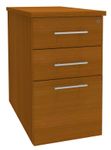 Caisson bout de bureau IRIS - L43 x P80 cm - imitation Merisier