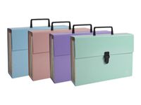 Exacompta Aquarel - Trieur à soufflet 18 positions - disponible dans différentes couleurs