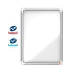 Nobo - Vitrine d'affichage - 4 feuilles A4 - surface magnetique - porte battante - 49,3 x 66,7 x 4,3 cm