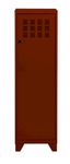 Casier de bureau avec pieds - 133 x 40 x 40 cm - terracota
