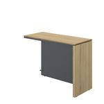 Retour pour bureau ARCADE - L100 x H75 x P45 - chêne anthracite