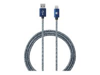 Bigben Connected - câble Lightning - 2 m - bleu nuit