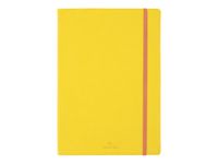 Oberthur Carmen - Carnet de notes souple A5 - ligné - 200 pages - jaune