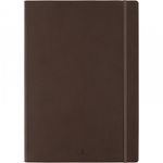 Oberthur Balthazar - Carnet de notes souple A4 - ligné - 200 pages - brun