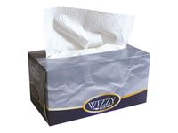 Wizzy Box - Toallitas de limpieza - desechable - 100% cotton - 180 hojas - blanco