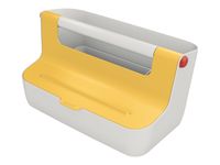 Leitz Cosy - Boîte de rangement organisateur de bureau - jaune - plastique ABS
