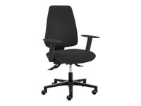 Fauteuil de bureau ADAPTA PRO - accoudoirs en option - noir