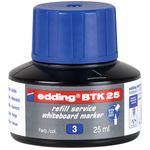 Edding - Recharge d'encre pour Marqueurs pour tableaux blancs e-BTK25 Bleu - Flacon 25 ml