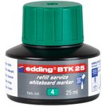 edding - Recharge d'encre pour Marqueurs pour tableaux blancs e-BTK25 Vert - Flacon 25 ml