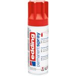 edding - Peinture acrylique en Aérosol e-5200 Rouge trafic Mat - Spray 200 ml