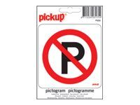 Pickup - Pictogramme rond - Parking interdit - 100 mm