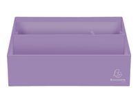 Exacompta Aquarel - Trieur vertical / porte-lettres - 3 compartiments - mauve