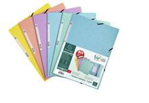 Exacompta Aquarel - 6 Chemises à rabats - A4 - couleurs assorties