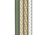 Clairefontaine Lovely Home - Papier cadeau kraft - 70 cm x 2 m - 70 g/m² - différents modèles verts disponibles