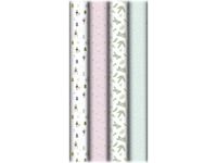 Clairefontaine Excellia Neige - Papier cadeau - 70 cm x 2 m - disponible dans différents modèles - 80 g/m²