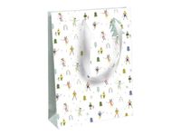 Clairefontaine Neige - Sac cadeau large - 26,5 cm x 14 cm x 33 cm