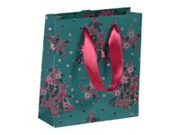 Clairefontaine - Sac cadeau premium - 12 cm x 4,5 cm x 13,5 cm - vert