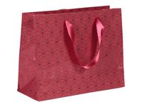 Clairefontaine - Sac cadeau shopping - 32 cm x 13 cm x 24,5 cm - rouge