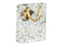 Clairefontaine Dans les bois - Sac cadeau medium - 17 cm x 6 cm x 22 cm - vert