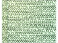 Clairefontaine Excellia Tiny Rolls - Papier cadeau fleurs vertes - 35 cm x 5 m - 80 g/m²