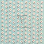 Clairefontaine Excellia Tiny Rolls - Papier cadeau - 35 cm x 5 m - 80 g/m² - fleurs et fond bleu