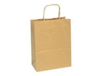 Clairefontaine - 25 Sacs cadeau kraft - 16 cm x 8 cm x 21 cm - brun