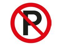 Pickup Signing - Panneau Stationnement interdit - 30 cm (diamètre) 