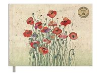 Kiub Bug Art - Livre d'or - 251 x 187 mm - coquelicot