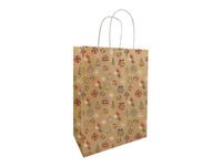 Créastyl - 50 Sacs cadeau kraft - 18 cm x 8 cm x 22 cm - ohohoh