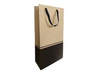 Logistipack Seduction - 10 sacs cadeau pour 2 bouteilles - 19 cm x 9.5 cm x 38.5 cm