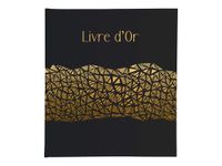 Exacompta - Livre d'or 100 pages tranche or 27x22cm Aramy