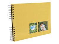 Exacompta Milano - Album photos 32 x 22 cm - 50 pages - jaune