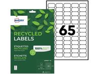 Avery - 975 Étiquettes recyclées blanches - 38,1 x 21,2 mm - Impression laser ou jet d'encre - réf LR7651-15
