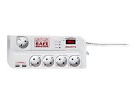 SALICRU SPS SAFE MASTER - Protection contre les surtensions - CA 250 V - connecteurs de sortie : 5 - 1.8 m cordon