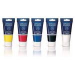Lefranc Bourgeois - Coffret Essentiels Acrylique Fine - 5 x 80 ml