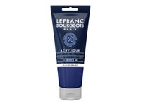 Lefranc Bourgeois - Peinture acrylique - cyan bleu primaire - 80 ml