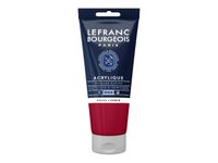 Lefranc Bourgeois - Peinture acrylique - rouge carmin - 80 ml