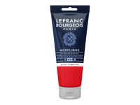 Lefranc Bourgeois - Peinture acrylique - rouge vermillon - 80 ml