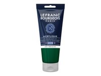 Lefranc Bourgeois - Peinture acrylique - vert émeraude - 80 ml