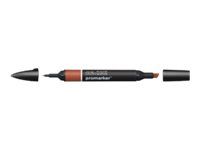 ProMarker - Marqueur double pointe - marron cèdre