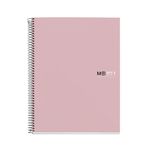 Notebook The Original, Couverture rigide, A4, quadrillage 5x5 mm, 80 feuilles de 1 couleur, Miquelrius, Sable.