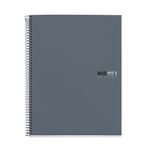 Notebook The Original, Couverture rigide, A4, quadrillage 5x5 mm, 80 feuilles de 1 couleur, Miquelrius, Grafit.