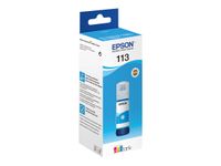Epson 113 - 70 ml - cián - original - recarga de tinta - para EcoTank ET-16150, 16650, 5150, 5170, 5800, 5850, 5880; EcoTank Pro ET-16680, 5150, 5170