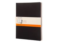 Moleskine Cahier - journal - XL - 190 x 260 mm - 60 feuilles (pack de 3)